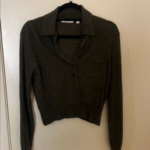 Doen 100% Cashmere Olive Pullover S